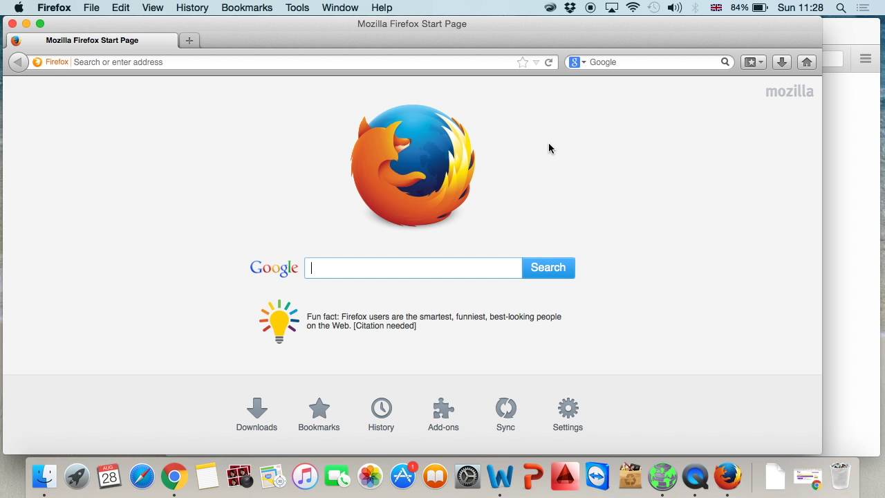 firefox for os x